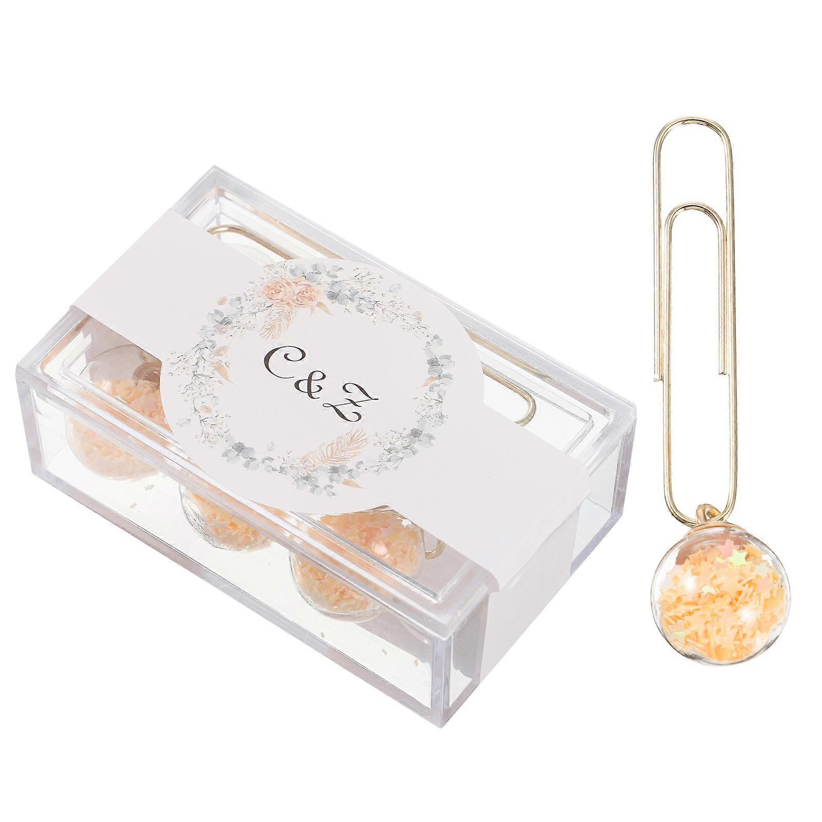 Office Note Clips Creative Paper Clips for Document Holding 5Pcs Metal