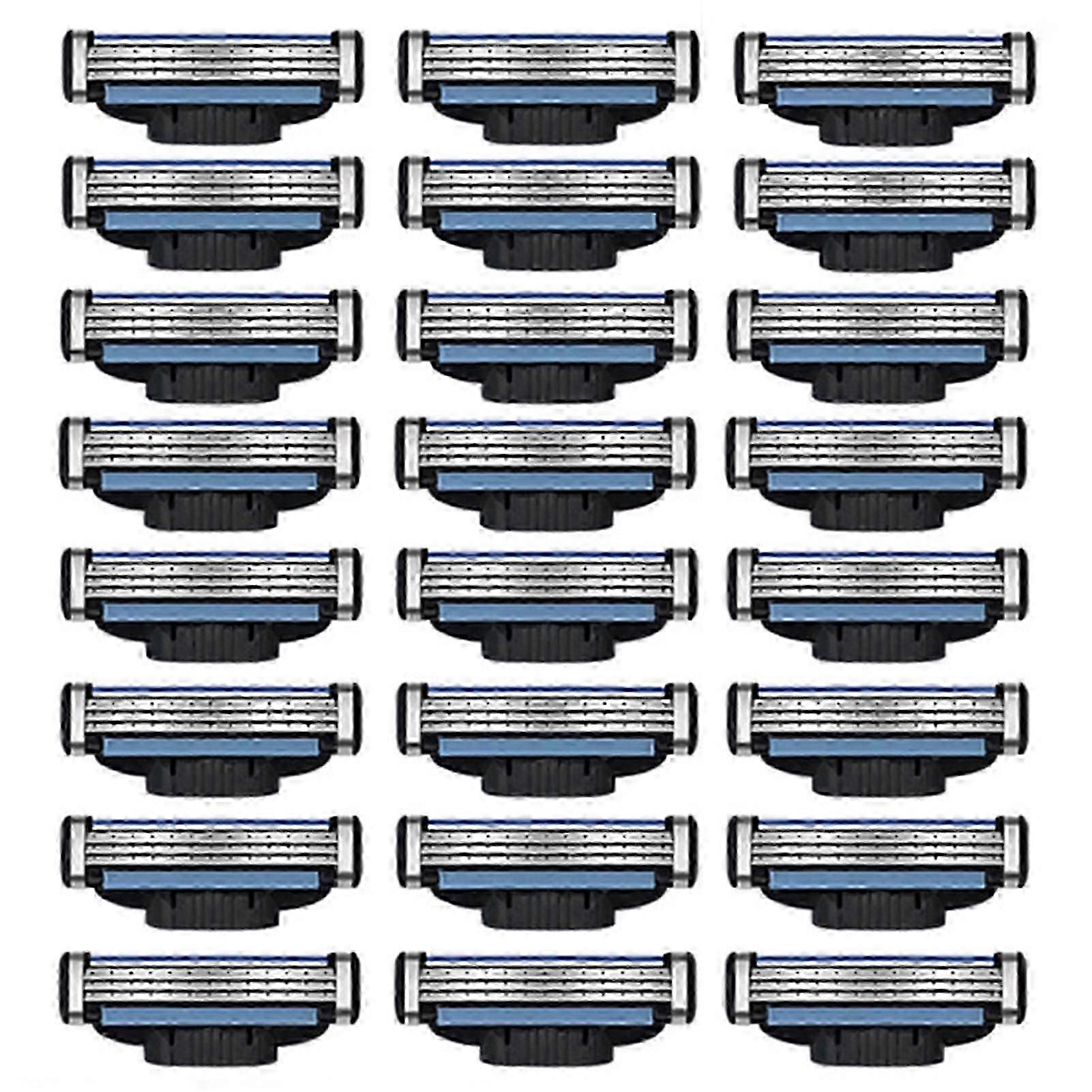 Razors Blades Replacement with 3 Layers Sharpen Smoothing Shaving Blades for Trip