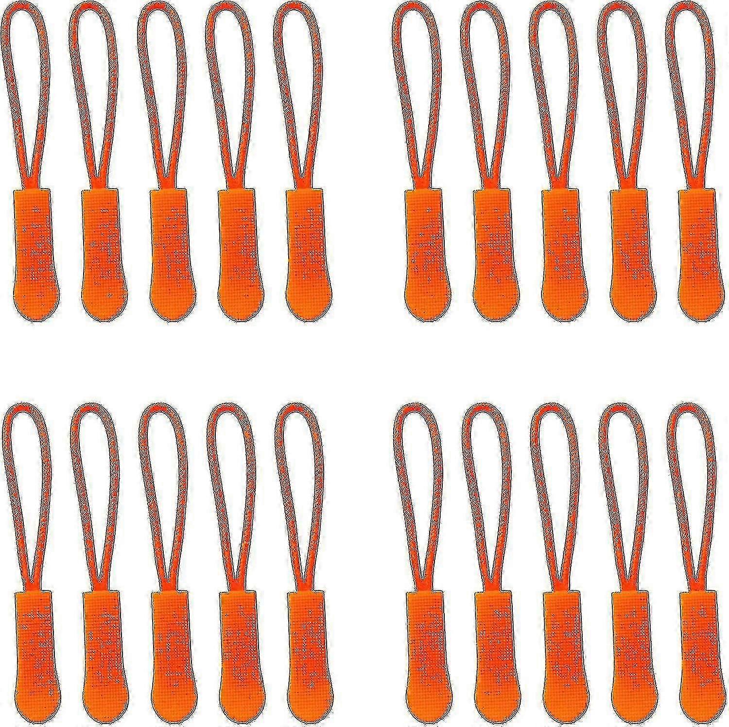 20pcs Zipper Pull - Zipper Pulls Replacement, Fluorescent Zipper Pulls, Bright Zipper Puller Helper