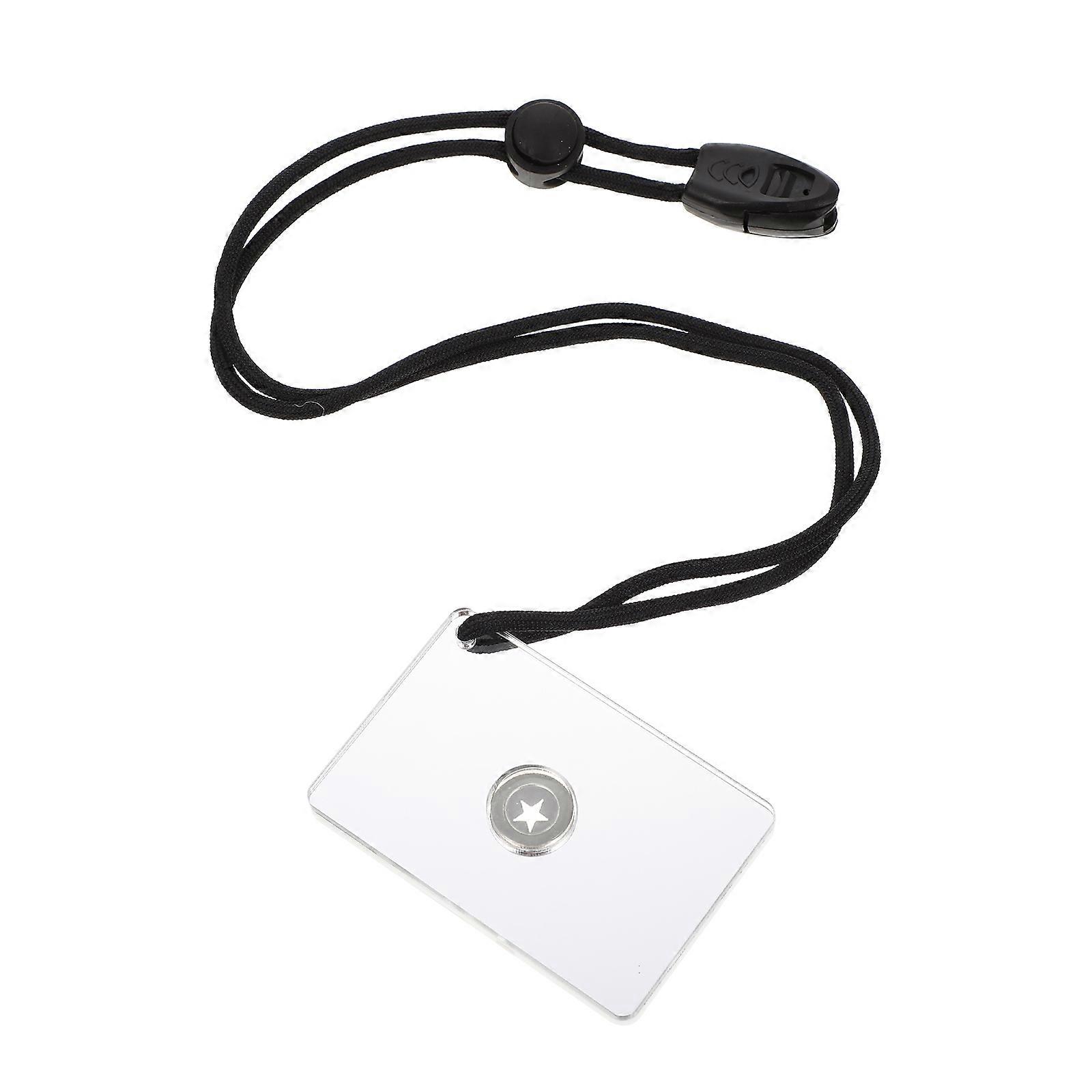 Transparent Reflective Mirror for Outdoor Survival 2Pcs Signal Emergency Mirror