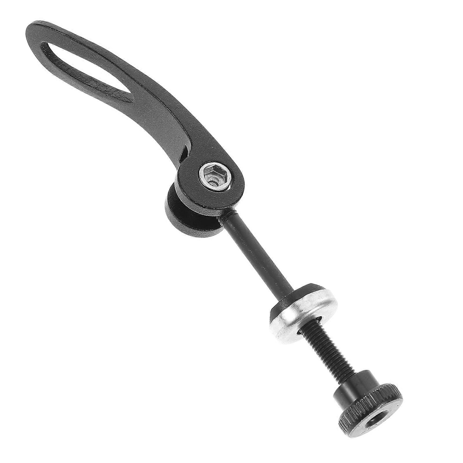 Secure Fastening Bicycle Seatpost Skewer Tool For Folding Road Bike 4Pcs Cylindrical Design Black