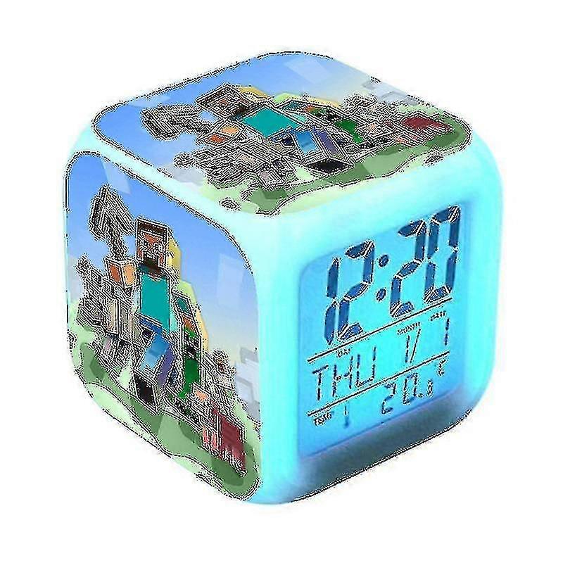 Night Light With Colour Changing Alarm Clock 26s