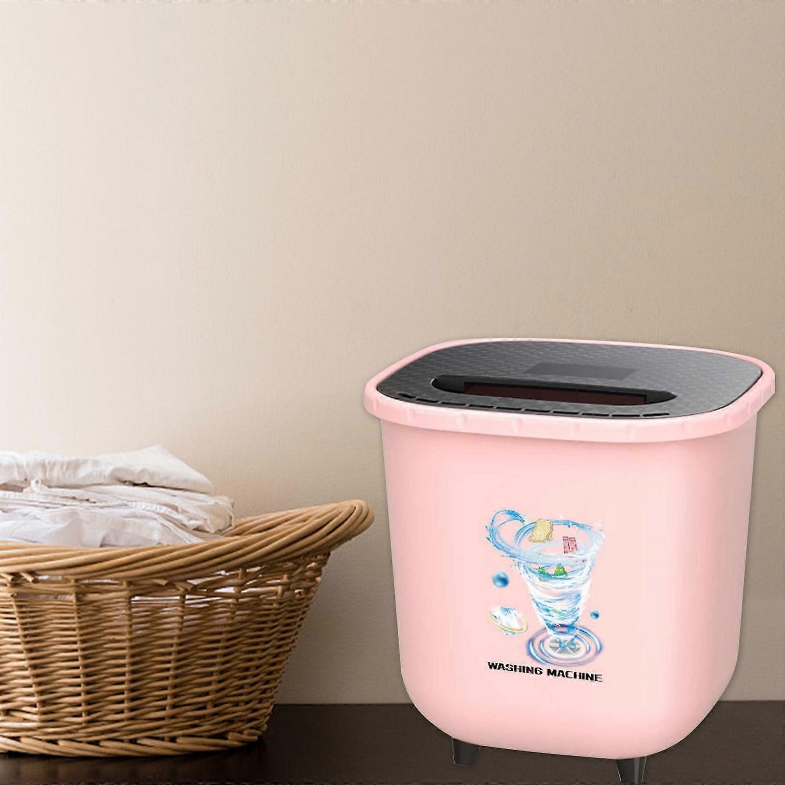Mini Portable Washing Machine, Bucket Washer for Clothes & Underwear, Compatible with Small Spaces, Camping, RV, Travel