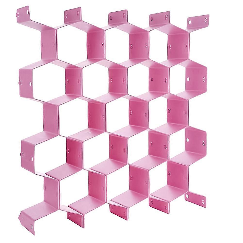 Plastic Drawer Divider Creative Honeycomb Organizer for Drawers 2Sets