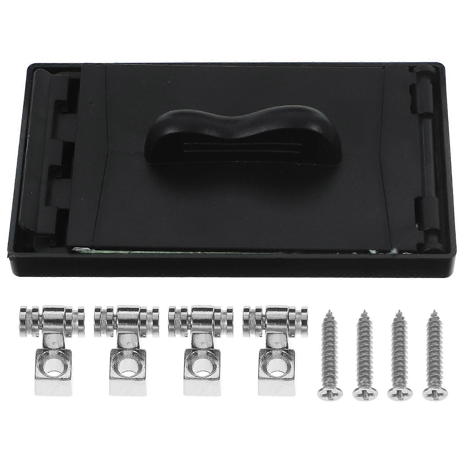 Guitar Cleaning Kit Guitar String Cleaner for Cleaning 1Set Black Durable