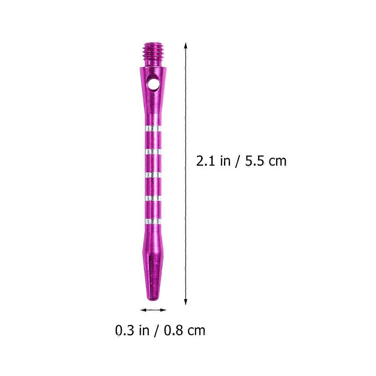 Alloy Darts Set Metal Dart Shafts for Playing Use 20Pcs Purple