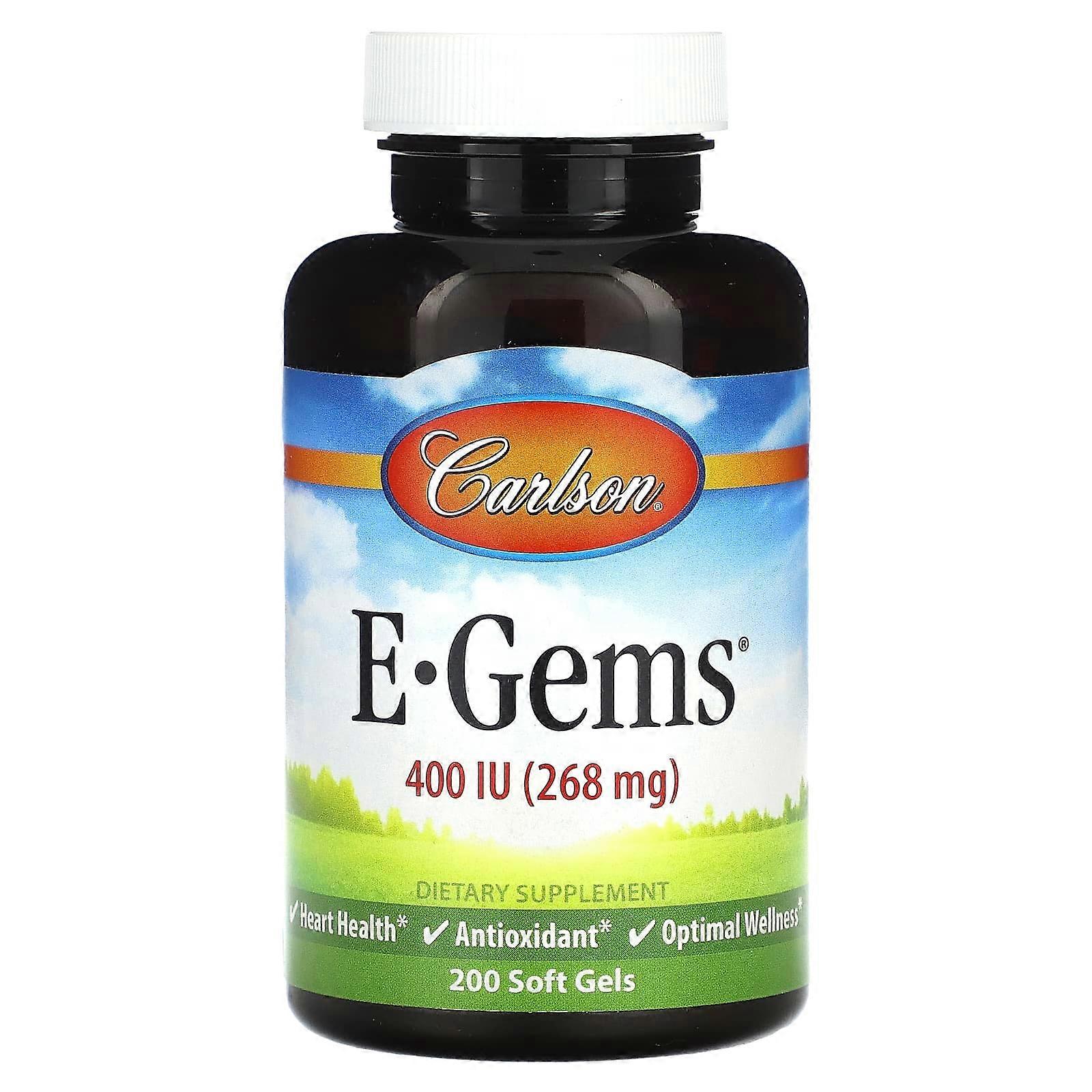 E Gems, 400 IU (268 mg), 200 Soft Gels