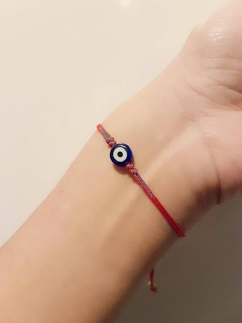 ブレスレット邪眼保護ナザールハンドストラップラッキーチャームブレスレットレッド