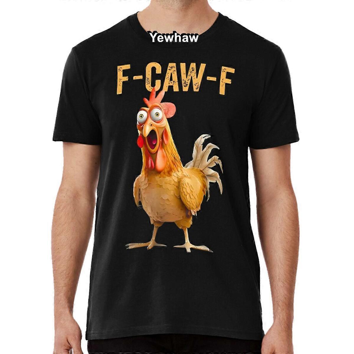 ファニーチキンユーモアF-Caw-F Tシャツ