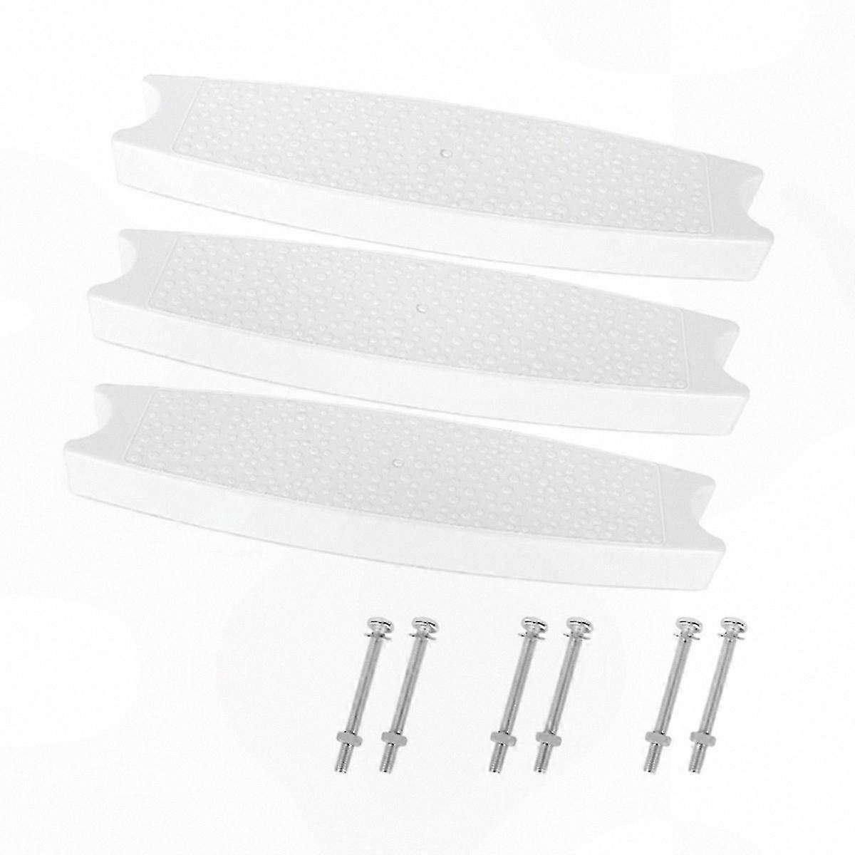 Replacement Pool Ladder Steps - 3 Pack, Stainless Steel for Swimming Pools