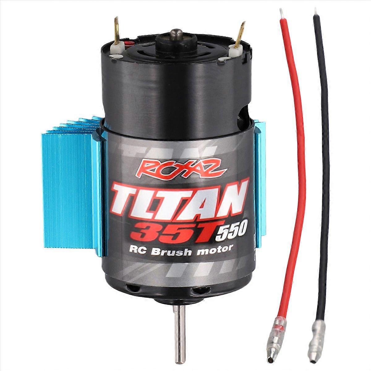 550 Brushed Motor with Heat Sink for 1:10 RC Crawler Axial SCX10 35T