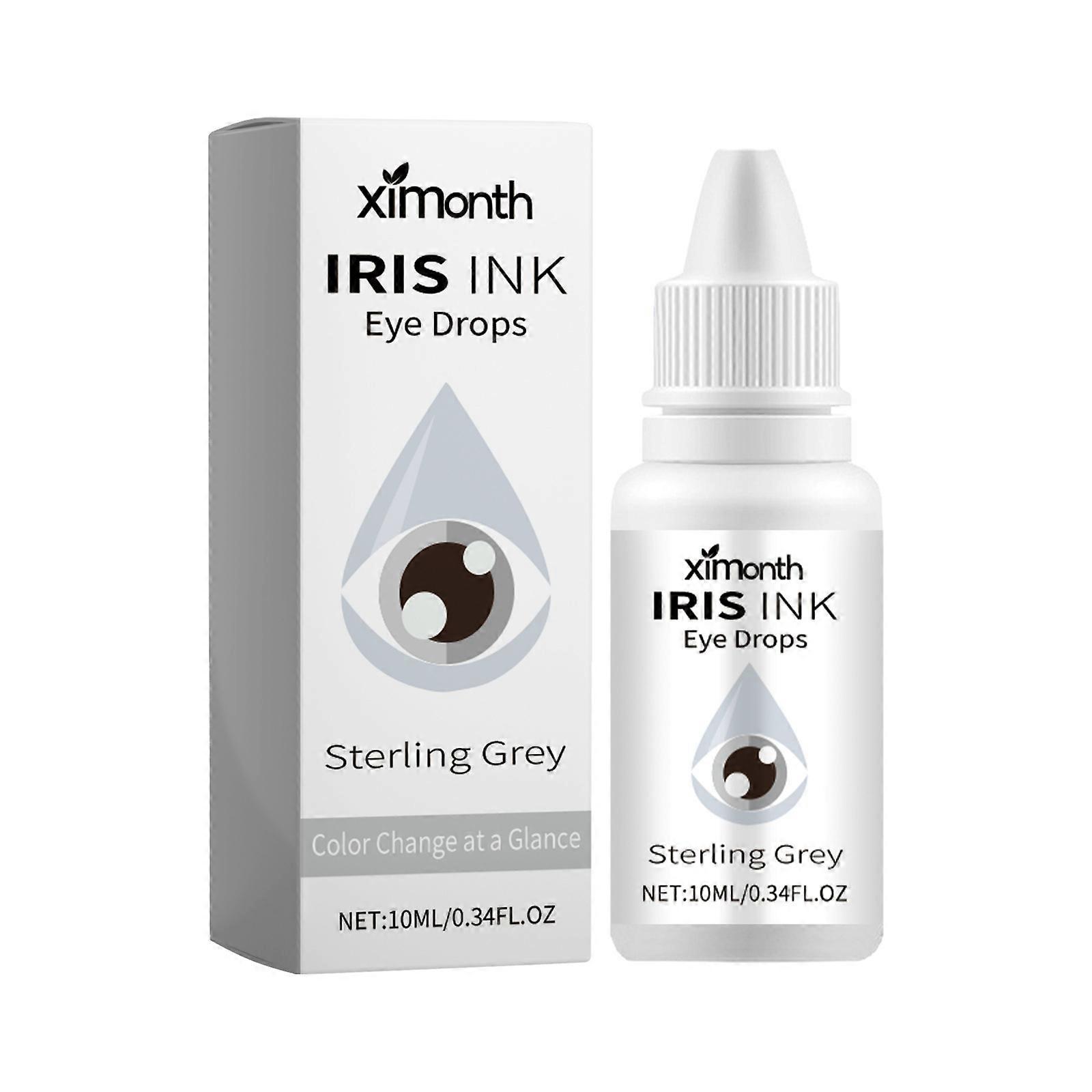 Gray eye drops, moisturizing eye drops, colored eye care solution