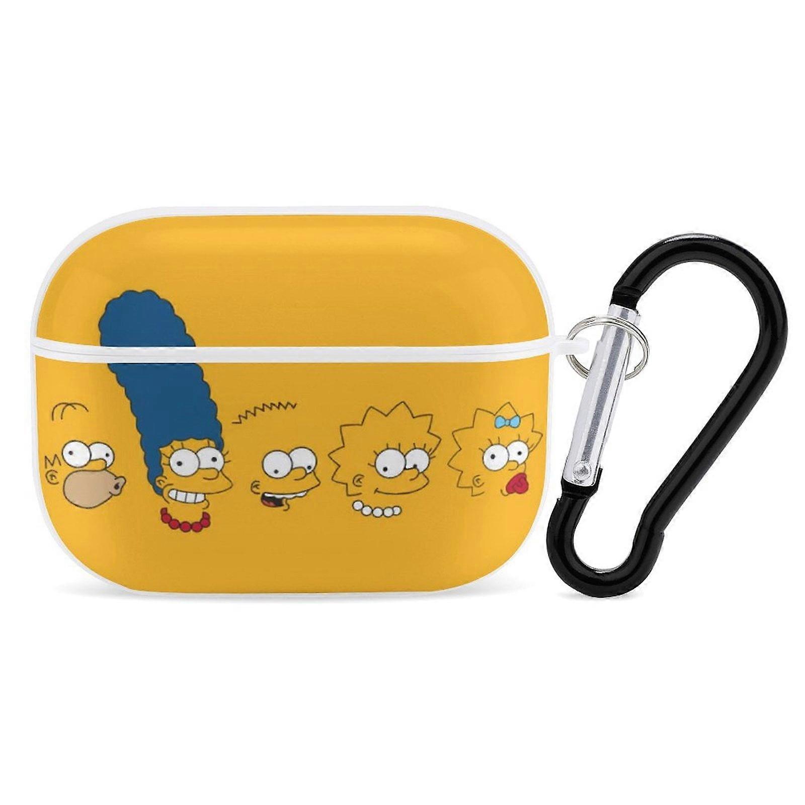 Simpson Case for compatible with Airpods Pro, AirPod 3 Case for Women, compatible with Airpods Pro Generation Case, Support Wireless Charging