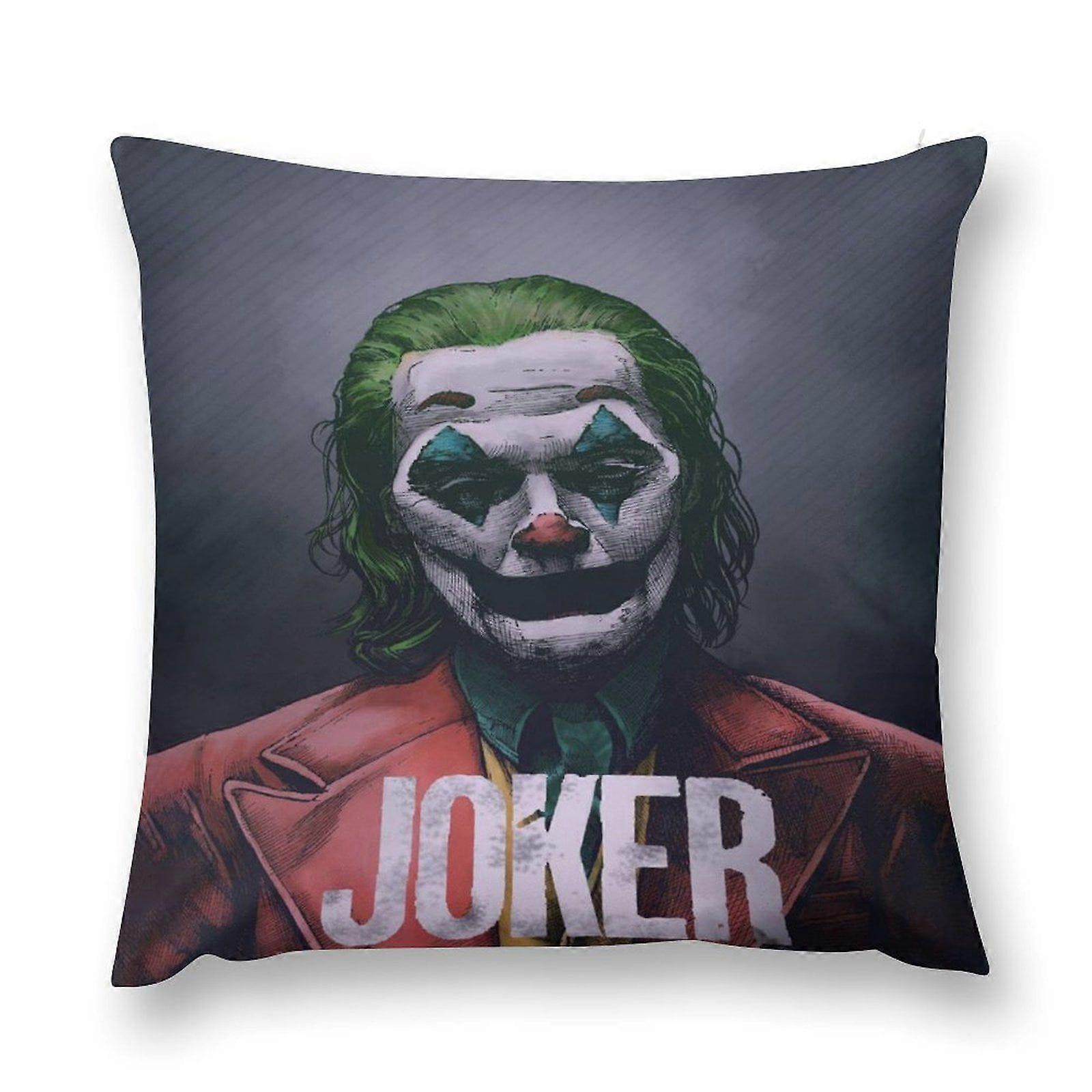 i265 JOkerスロー枕カバー正方形装飾枕カバークッションケース寝室用リビングルームソファソファベッド20 "20" JKz265