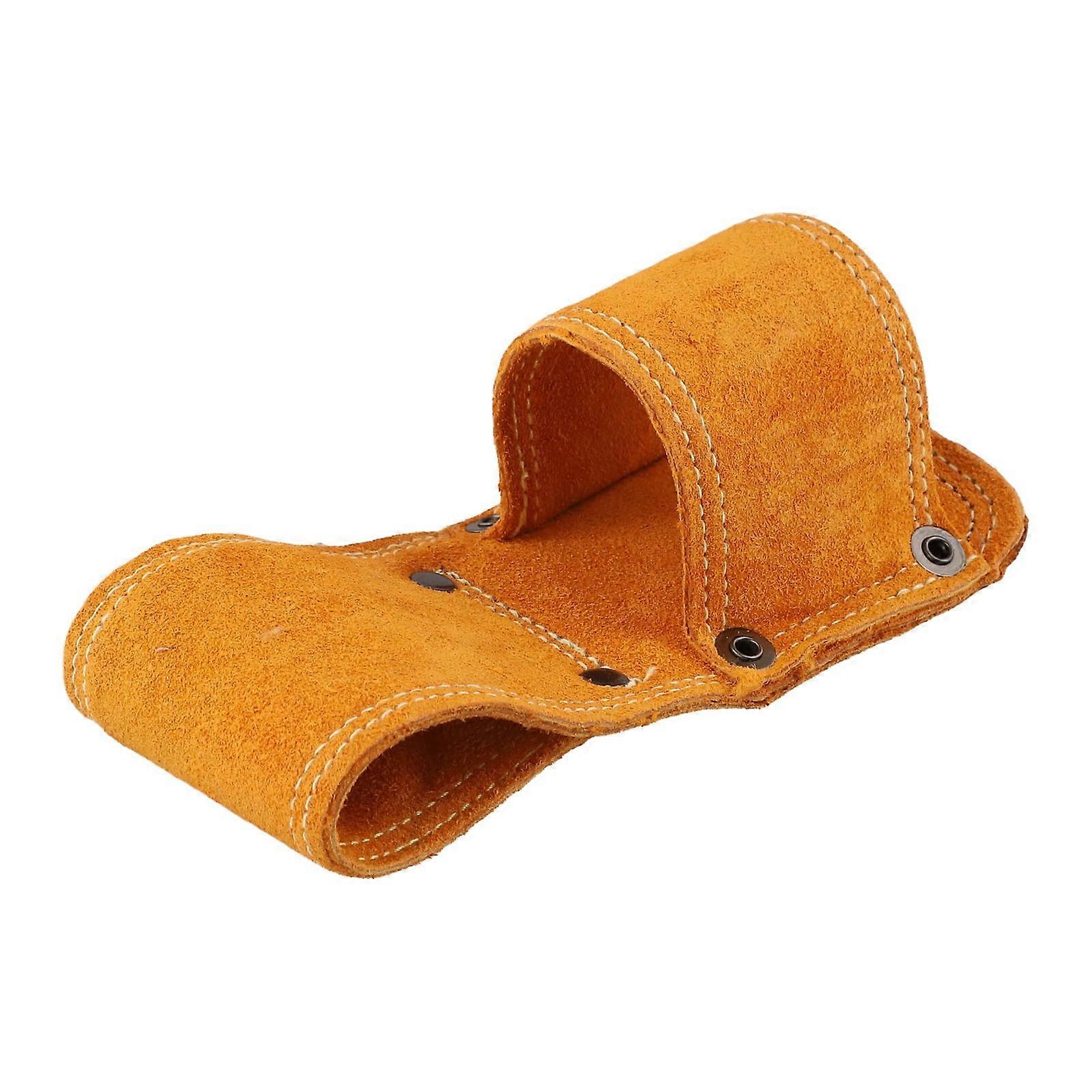 Hammer Holder for Belt Cowhide Leather Tool Holder Designed to Accommodate Multiple Tools Efficiently