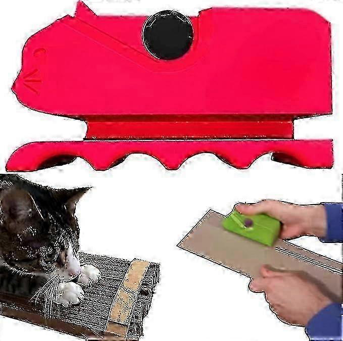 Pappkutter for katteskrapere, pappkutter DIY-verktøy Katt Pappskraper, 3D-trykt håndholdt pappresirkuleringsverktøy, pappstrimmel til
