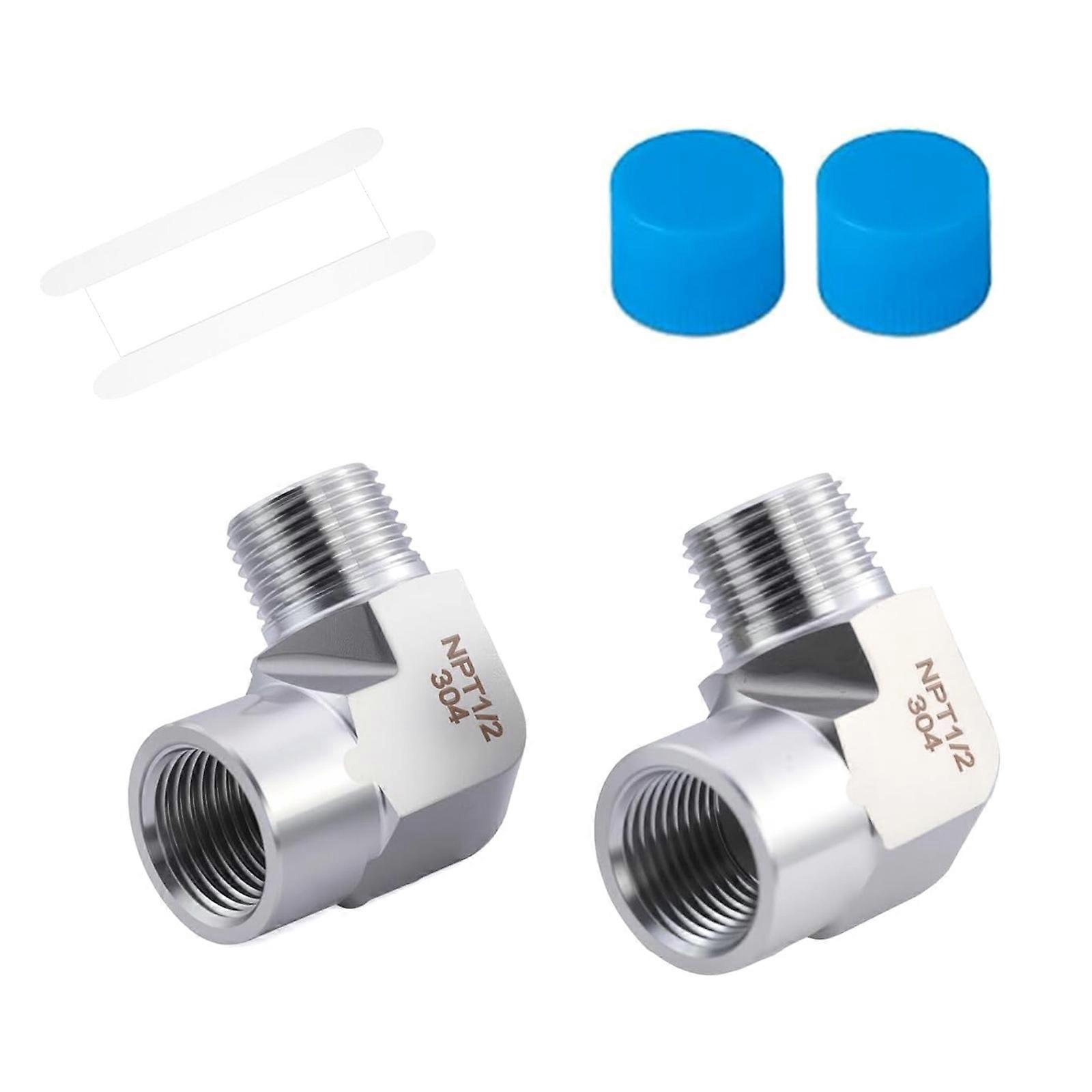 90 Degree Angled Pipe Coupling Steel Fitting Elbow Pipe Connector Simple Installation for Pressure Washer Systems Multicolor