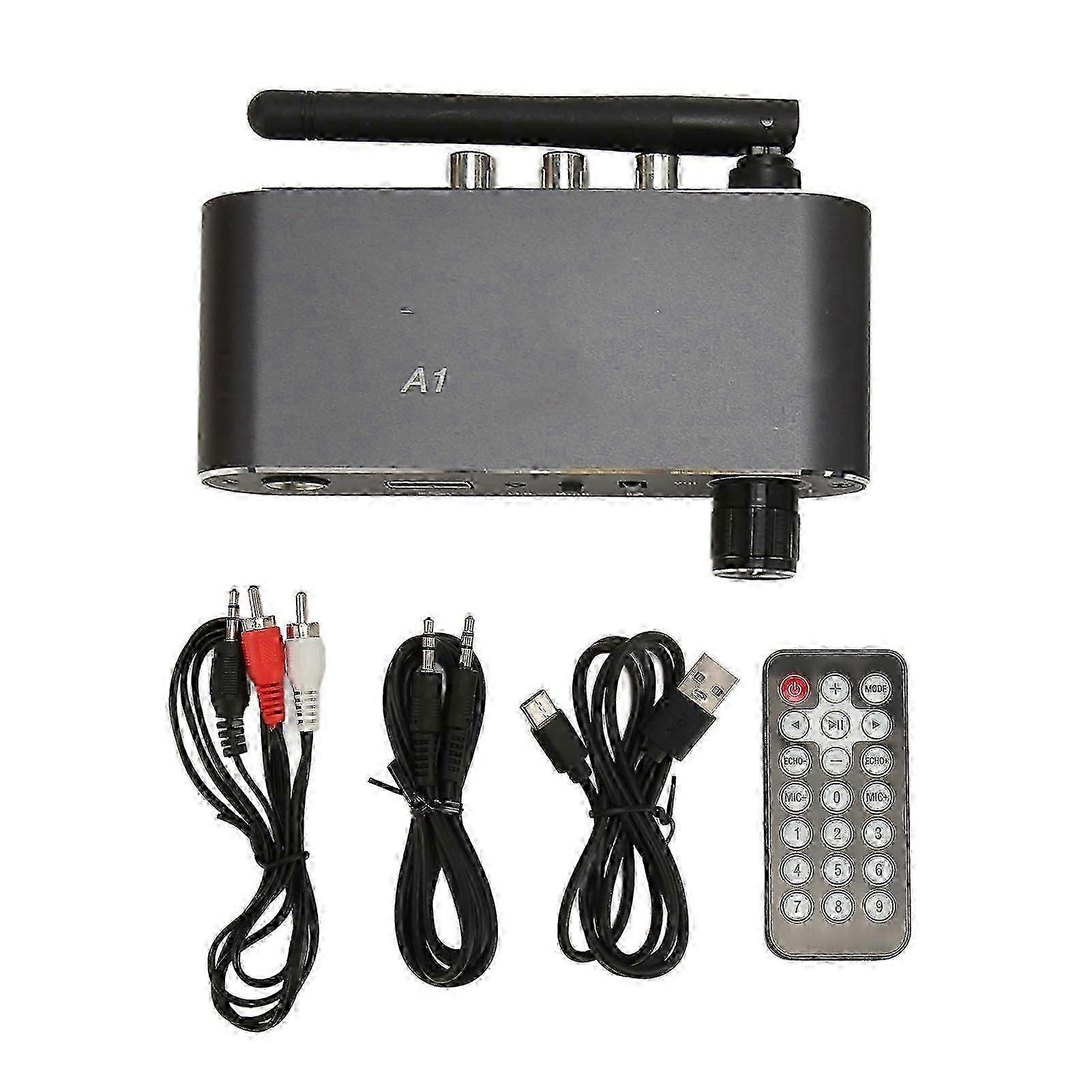 Bluetooth 5.2 Sound Converter 3.5mm AUX RCA Output HiFi Wireless Sound Receiver for TV Microphone Amplifier