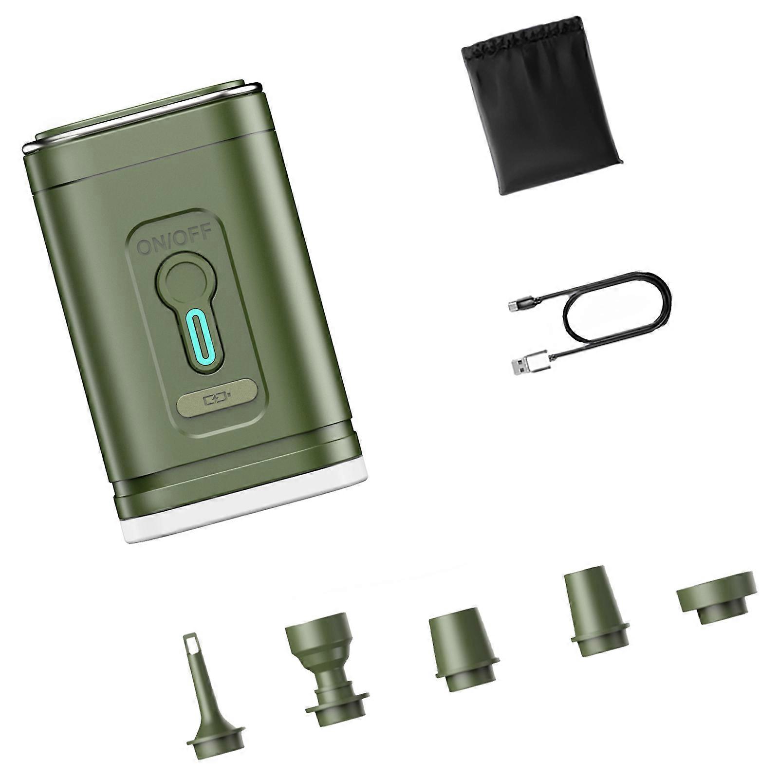 Rechargeable Electric Pumps with Camping Light Quickly Inflate Deflate for Pool Floats Air Pumps for Inflatables Multicolor