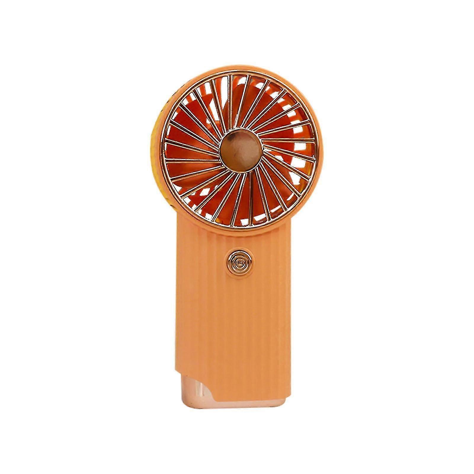 Electroplating Grille Fan Mini Rechargeable Small Fan Usb Portable Small Table Fan