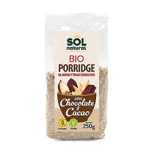 Organic oat and buckwheat porridge with chocolate and cocoa 250 g