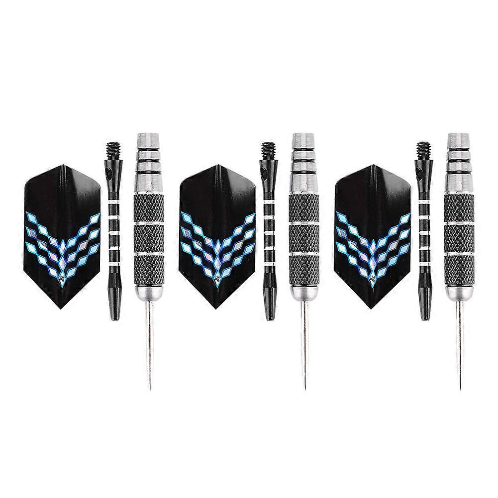 3pcs 155mm Steel Tip Target Throwing Darts Set With Printing Flights for Dartboard