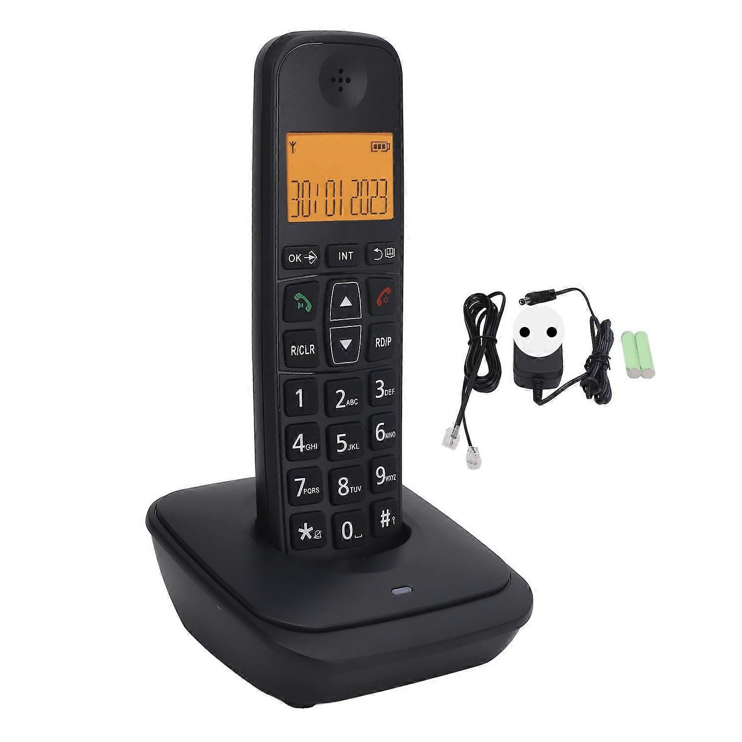 Cordless Phone Full Duplex Speakerphone Big Button Call Blocking LCD Backlit Screen Caller ID Cordle