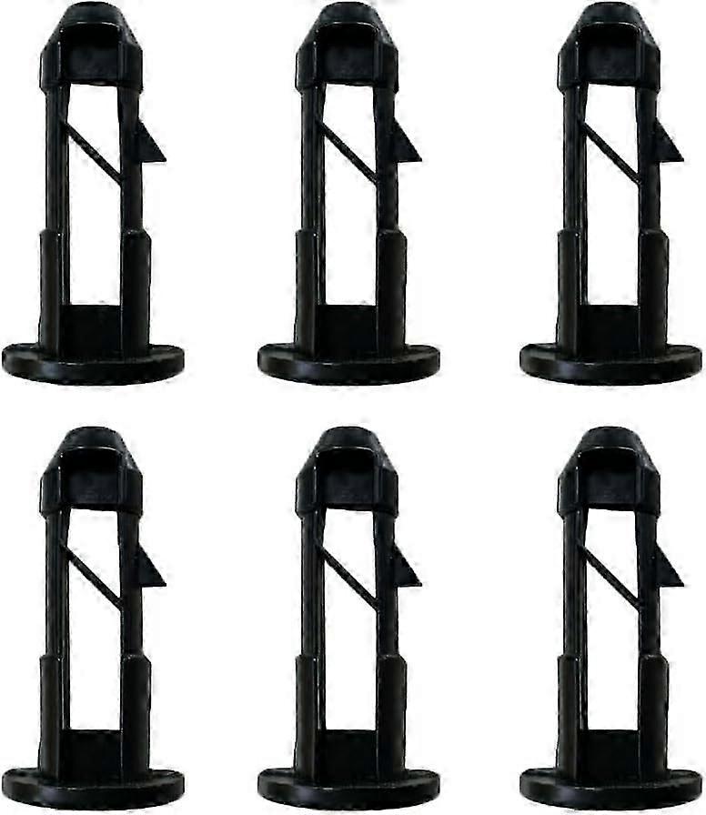 10 st Plastlockstift Svart Soptunnelockstift Utomhus Soptunnelockstift Fsten Ersttningstillbehr