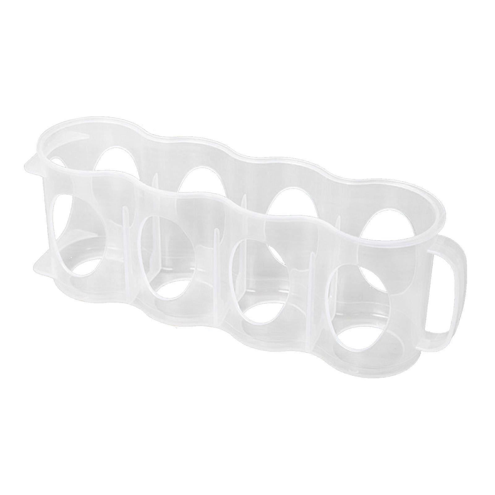 Space Saving Cans Storage Rack Storage Box Hand Pulled 4 Section Refrigerator Beverage Storage Box