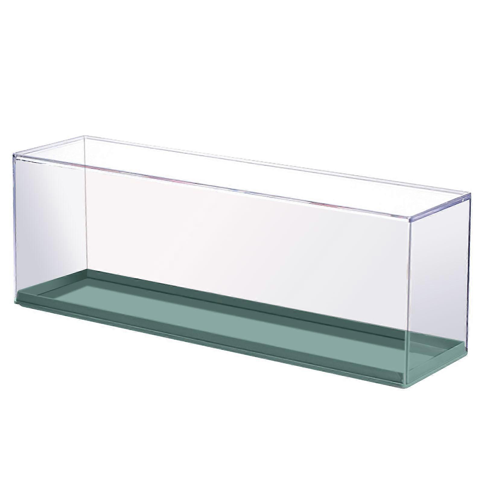 Toy Display Case Plastic Transparency Stackable Free Installation Toy Showcase for Boys and Girls