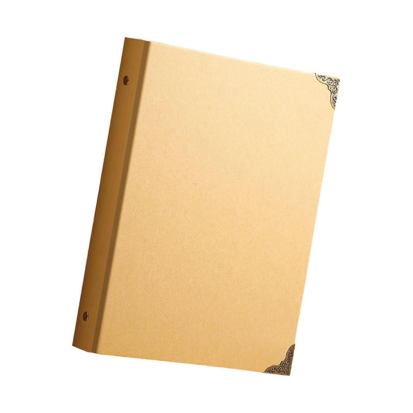 Artistic DIY Memory Book With Environmental Aware Paper Detachable Metal Circlets Accommodate Photos And Crafts  B5