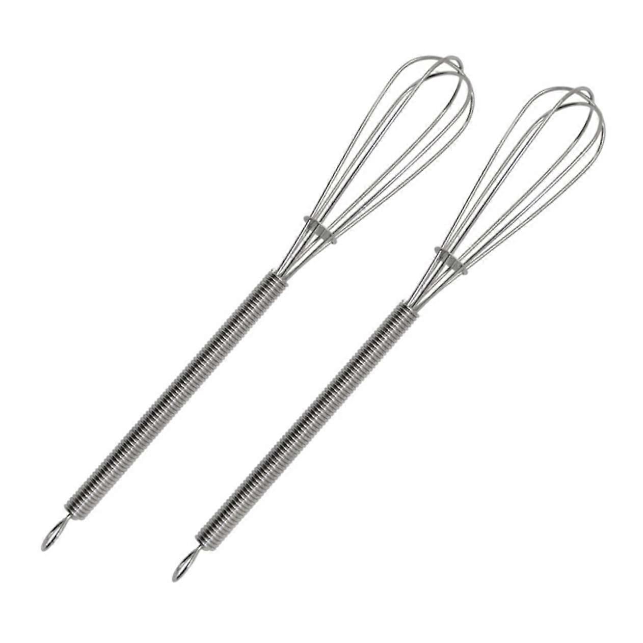 2 Pack Color Mixing Whisk Set for Hair Dye Tint, Manual Hand Beater Stick for Salon and Home
