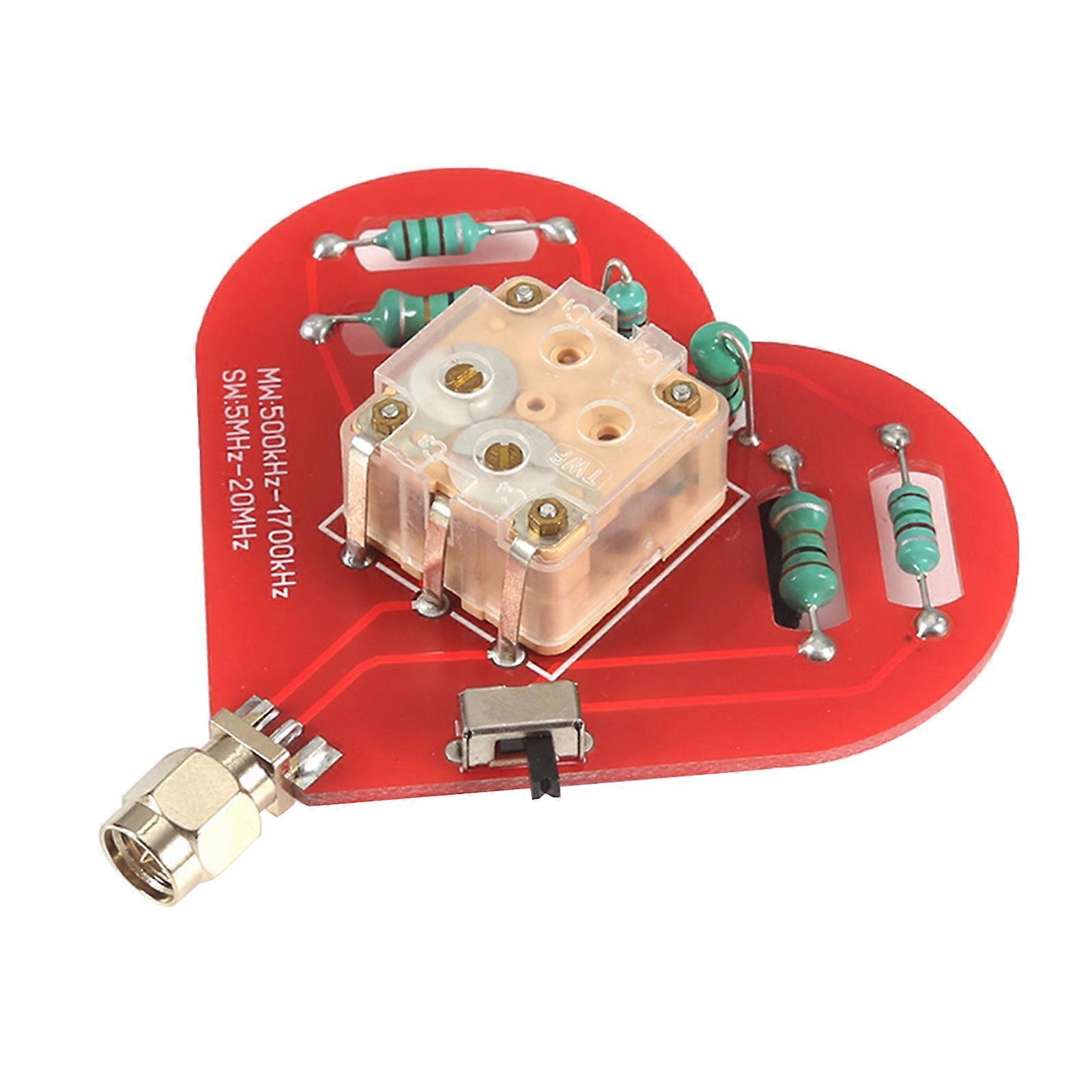 MW 500KHz-1700KHz SW 5MHz-20MHz Medium and Shortwave Antennas Improve Signal Reception for Radio Multicolor