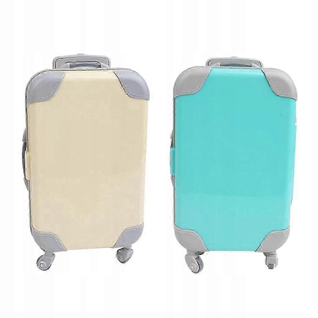 2 Mini Plastic Case For Suitcase Fits