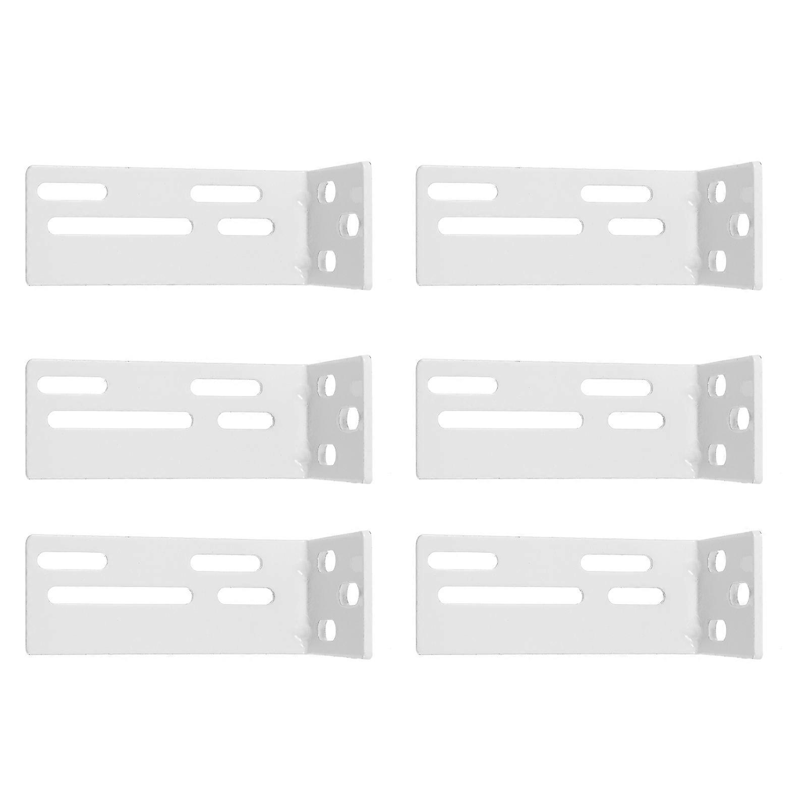 Curtain Rod Hardware Brackets Electric Curtain Rail Bracket Home Use 6Pack