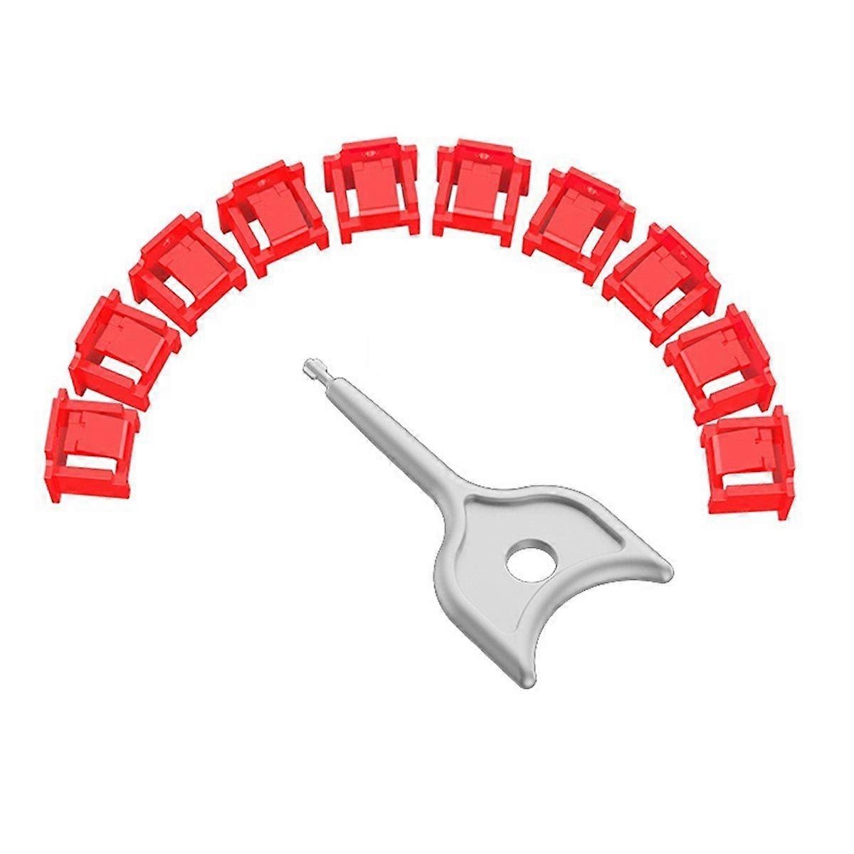 10PCS RJ45 Dust Port Cover Protector with Key for Ethernet Port LAN Switch Router Anti Dust Network