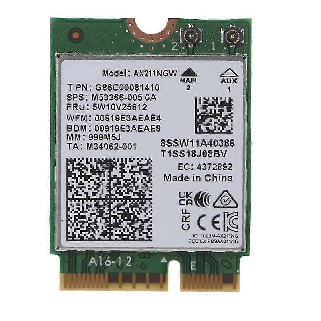 WiFi Card Dual Band 2.4G/5Ghz Network Card BT 5.2 WiFi NGFF for M.2 for Key E Wireless Network Card for Desktop