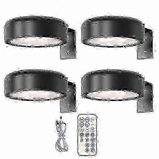 Remote-Controlled Wall-Mounted RGB LED Picture Light - Dimmable, 13 Colors, Battery-Powered