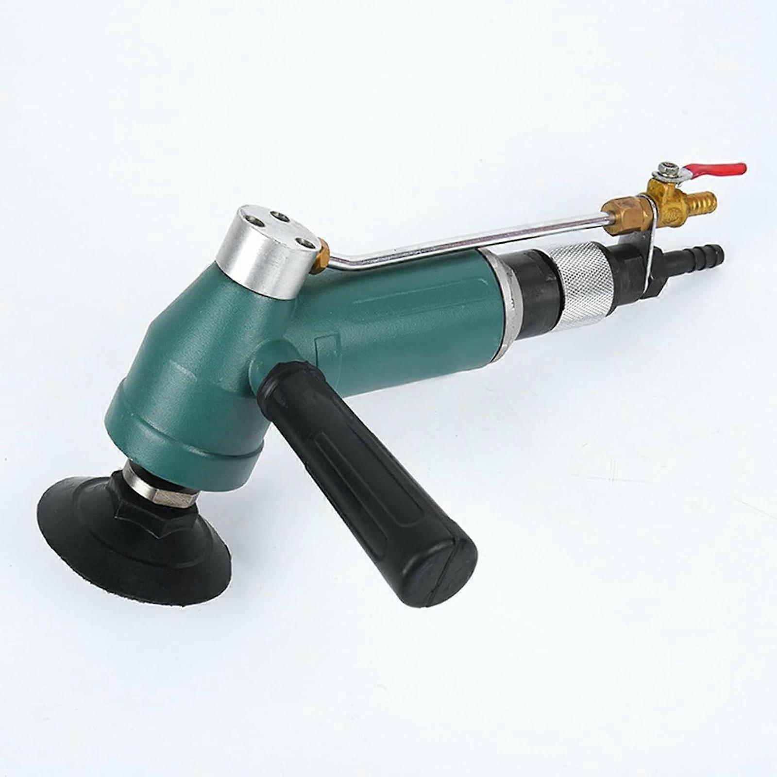 Air Grinder 4 Inch Pneumatic Wet Stone Polisher 10000RPM Variable Speed for Concrete and Stone