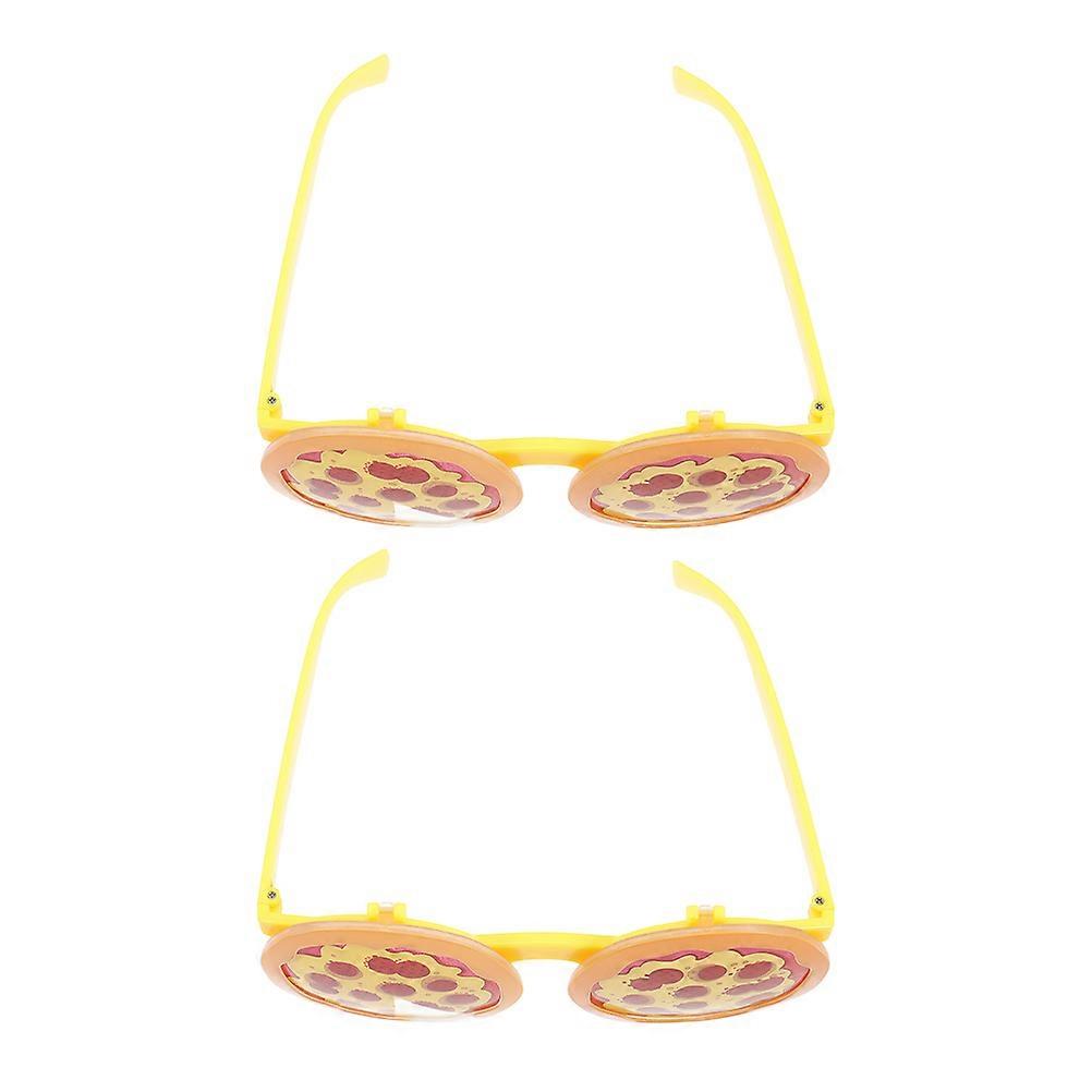 Party Decorative Valentines Eyeglasses Full Frame for Decoration 2Pcs Fun Props