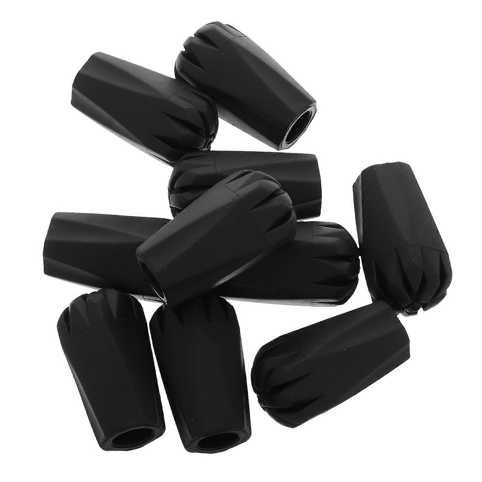 Thickened Rubber Tips for Hiking Poles Walking Stick Replacement 10Pcs