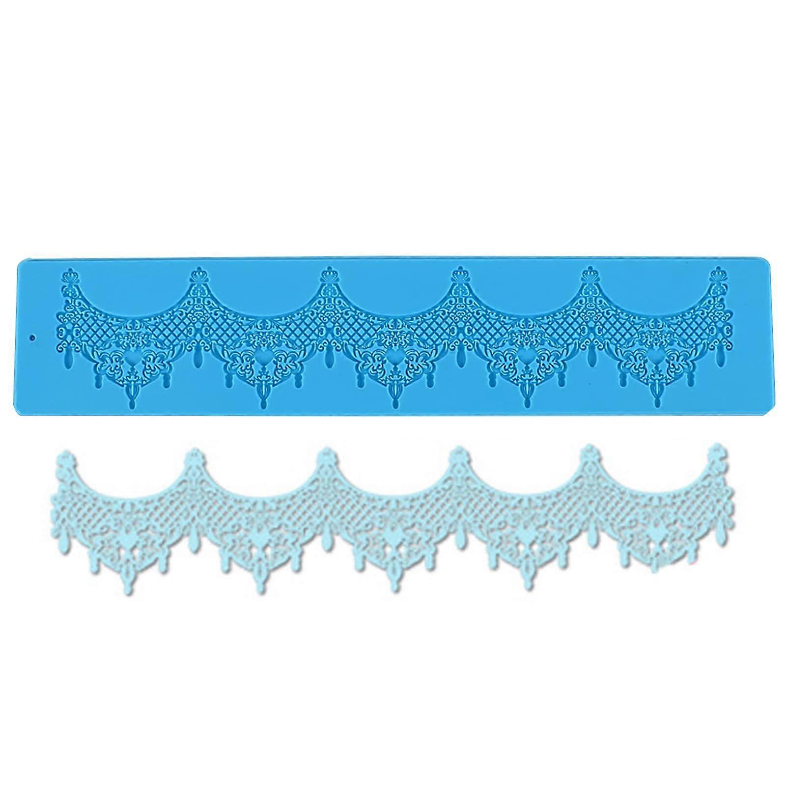 Silicone Fondant Molds for Cake Decorating, Nonstick Easy Release, Oven and Freezer Safe