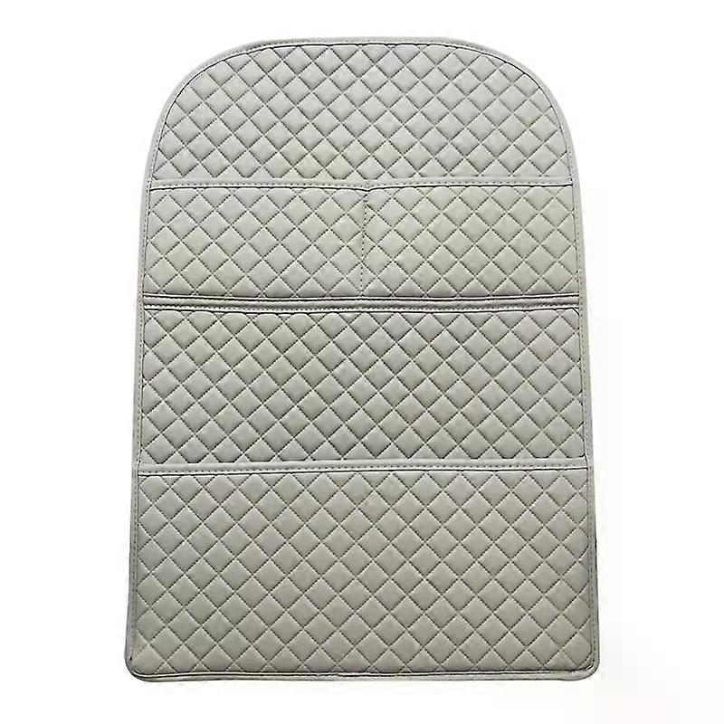 Bilskydd för spark med organiseringficka Läder Universal Ryggstöd Läderskydd Vattentät Sparkmatta för Barn i Baksätet