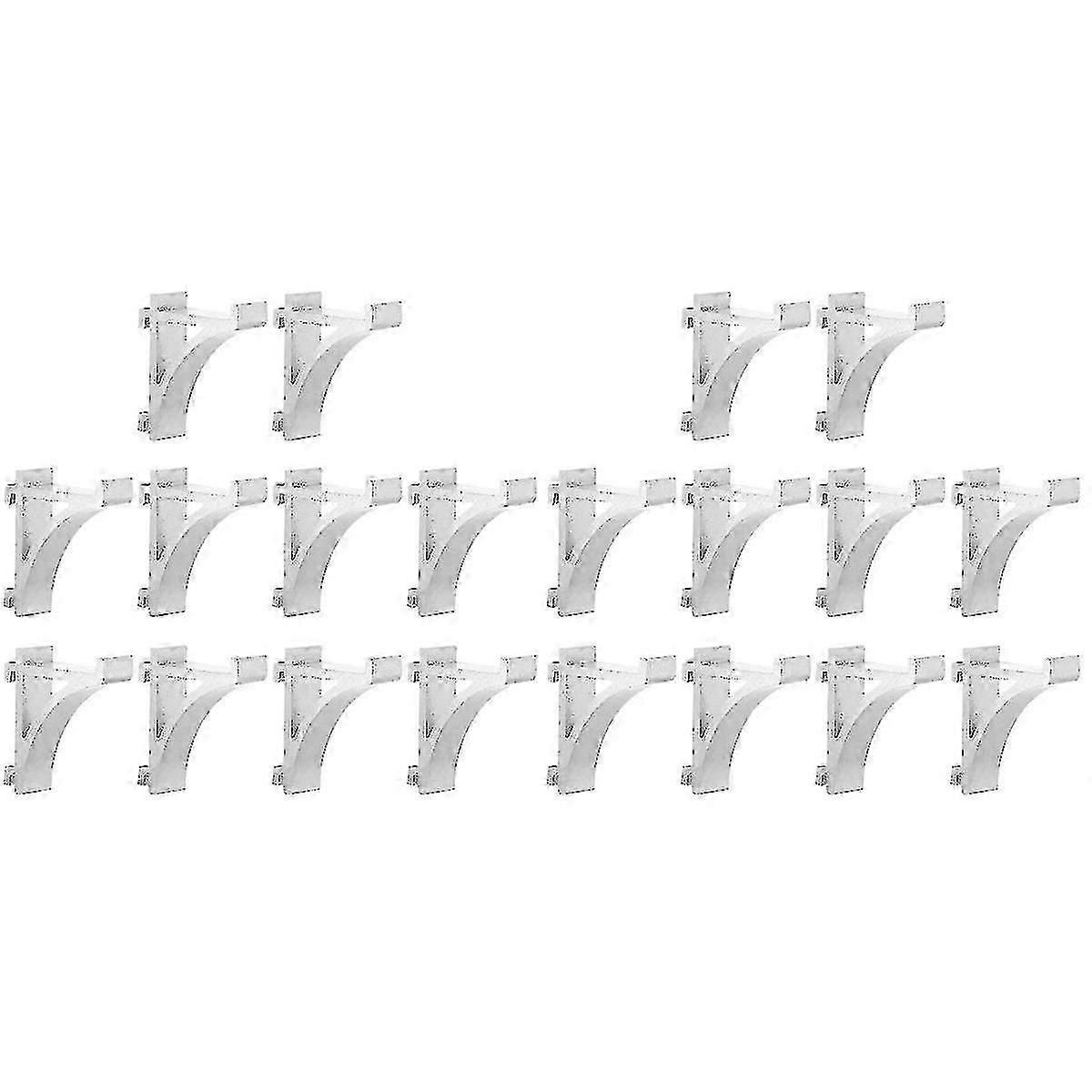 20 Pcs Freezer Shelf Clips Refrigerator Support Hooks Cooler Shelf Brace