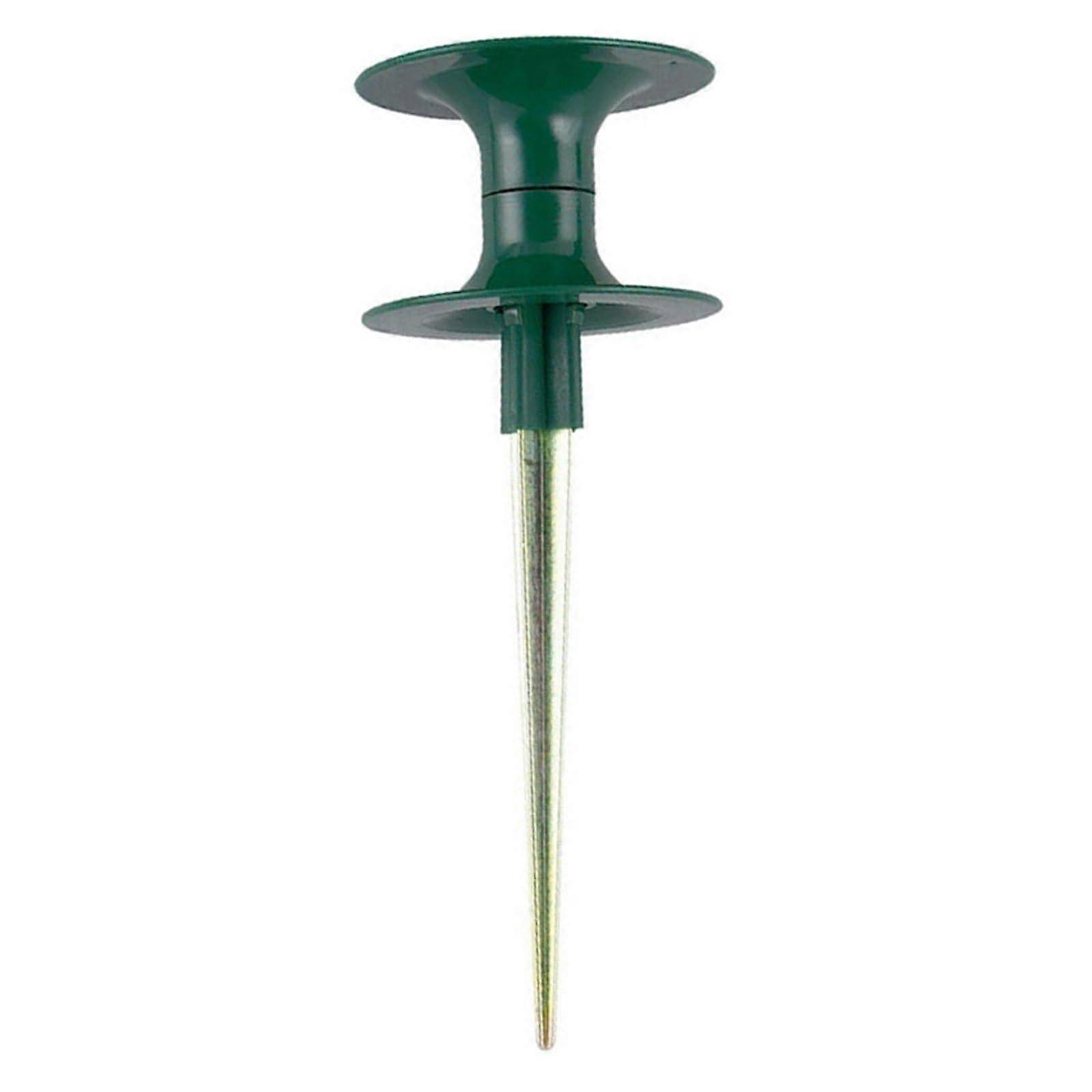 2Pack Heavy Duty Garden Hose Guide Stakes with Rotating Roller and RustResistant Zinc Spikes for Plant Protection