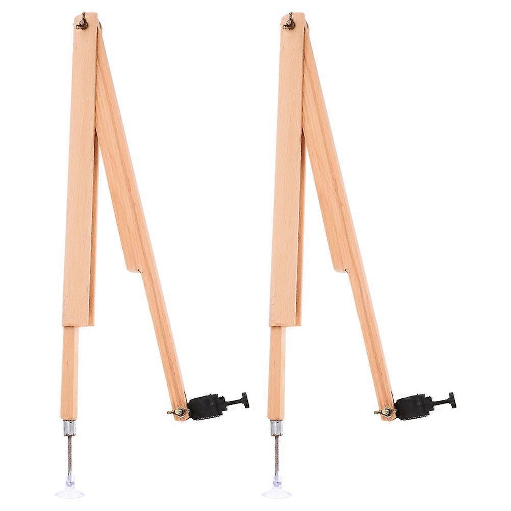 Wooden Compass Tool for Geometry Teaching and Drawing 2 Pieces