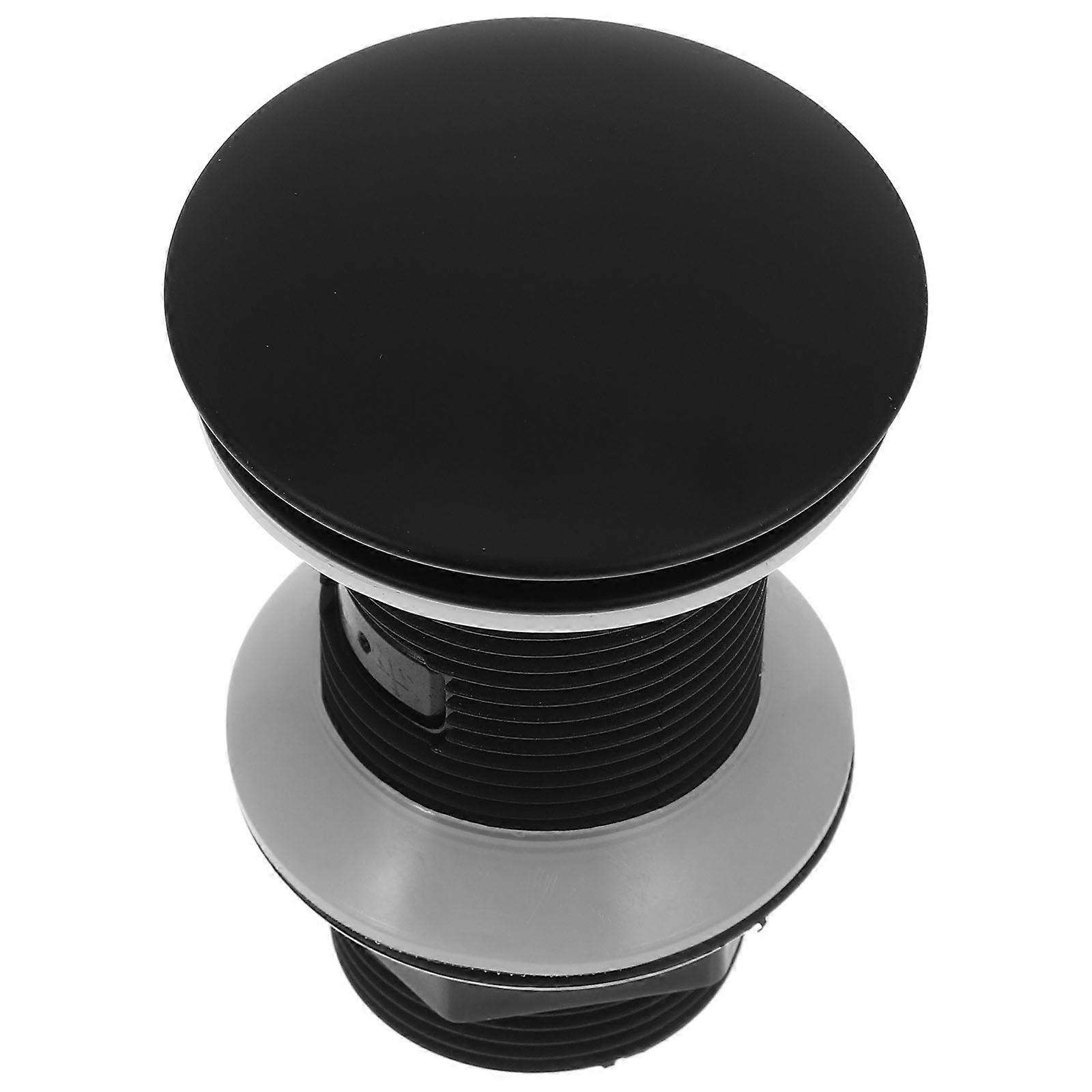 Bathroom Sink Drain Push Type Plastic Stopper Odor Prevention