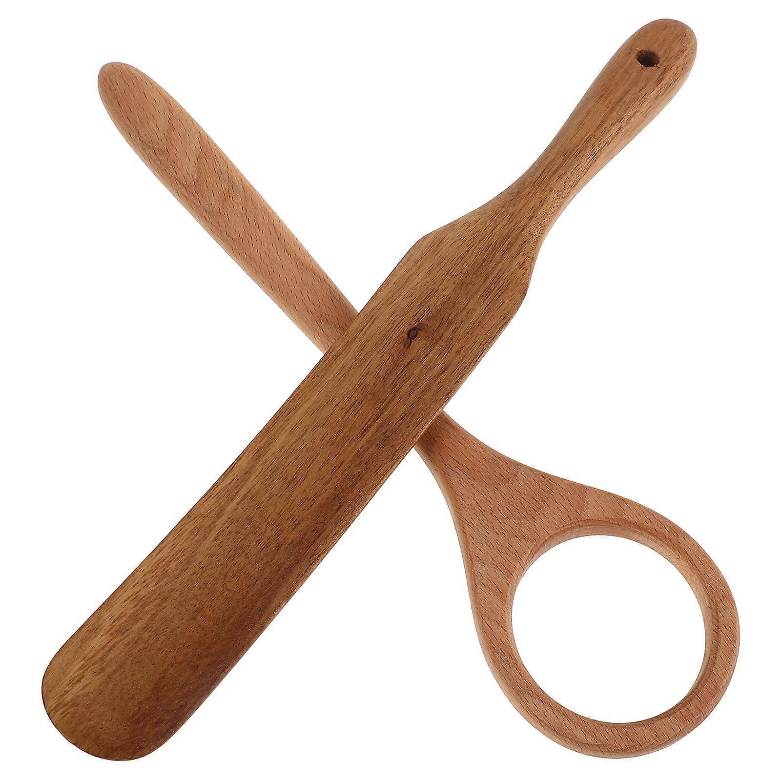 Wooden Danish Dough Whisk Bread Stirrer for Baking 1Set Multipurpose Tool