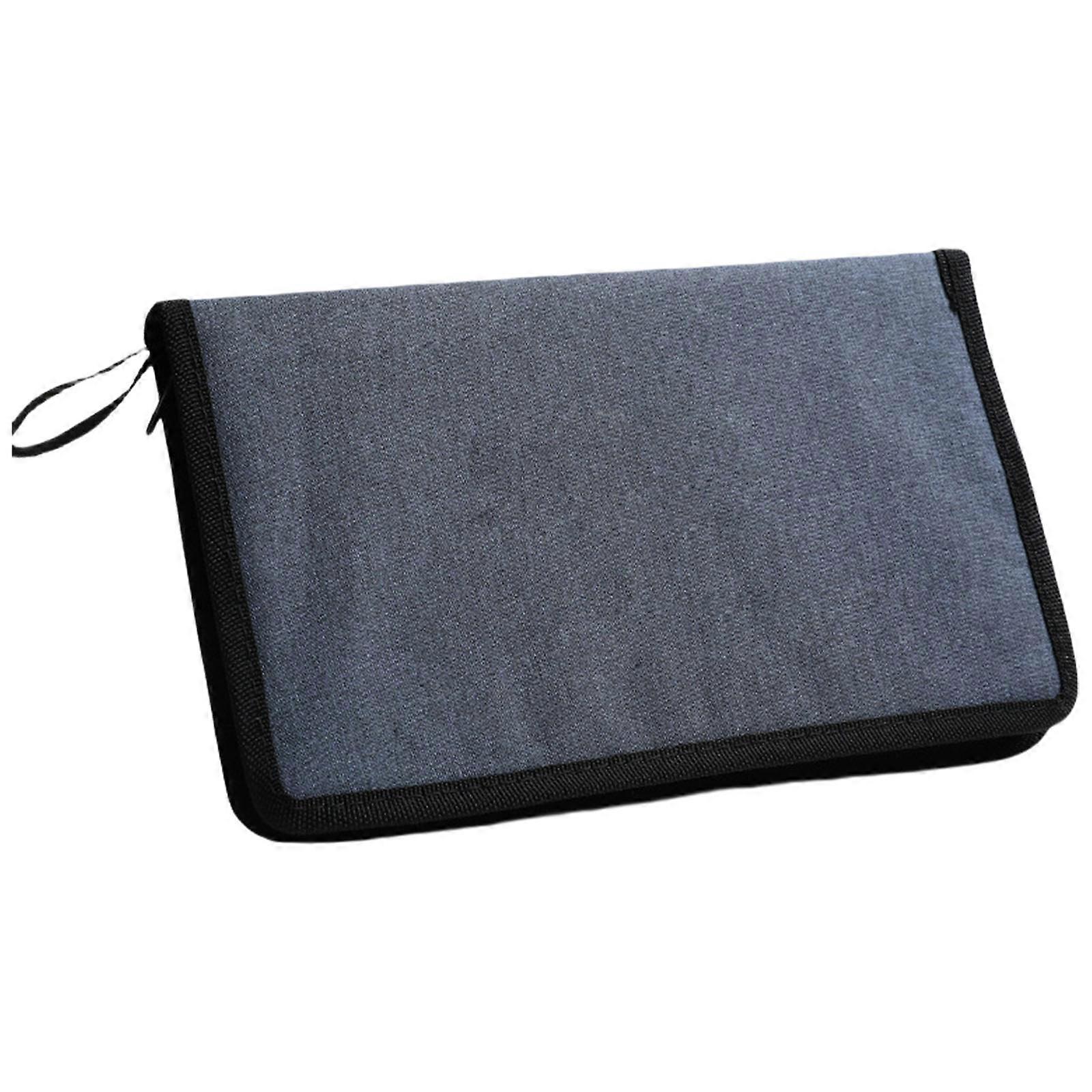 School Geometry Tool Set, Including Metal Geometry Compass, Divider, Set Square, Pencils, Eraser, Sharpener, Storage Bag Multicolor