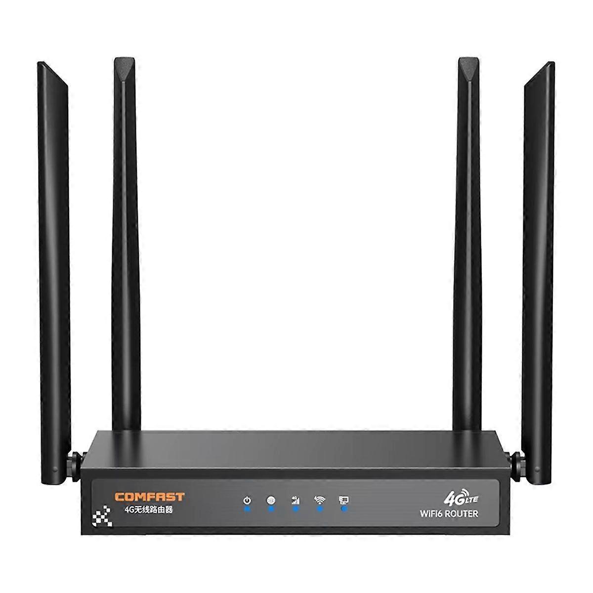 Industrial 4G LTE Router WiFi6 286Mbps Router EU Plug